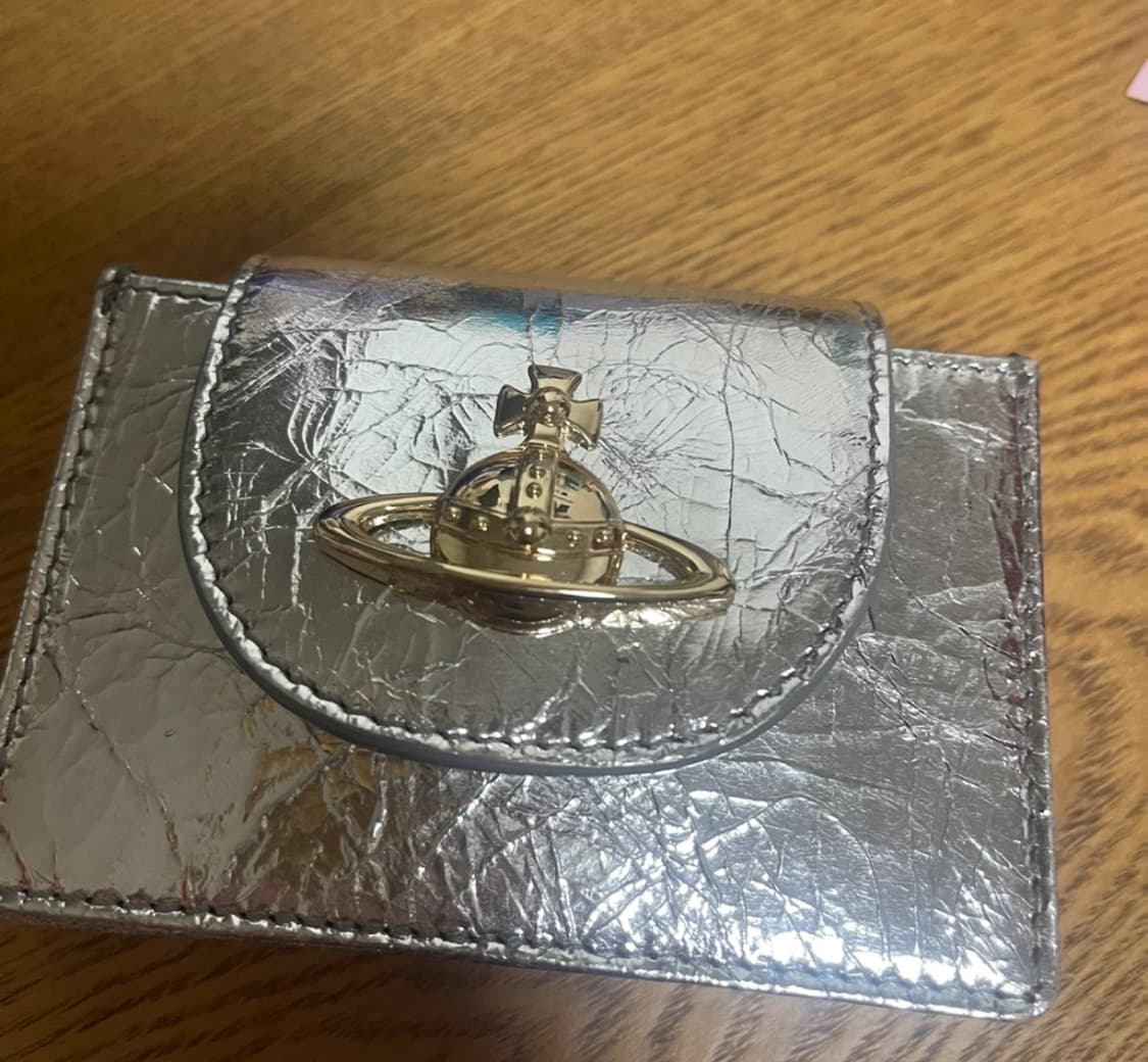 비비안웨스트우드 플랩 카드지갑 실버 상품이미지3