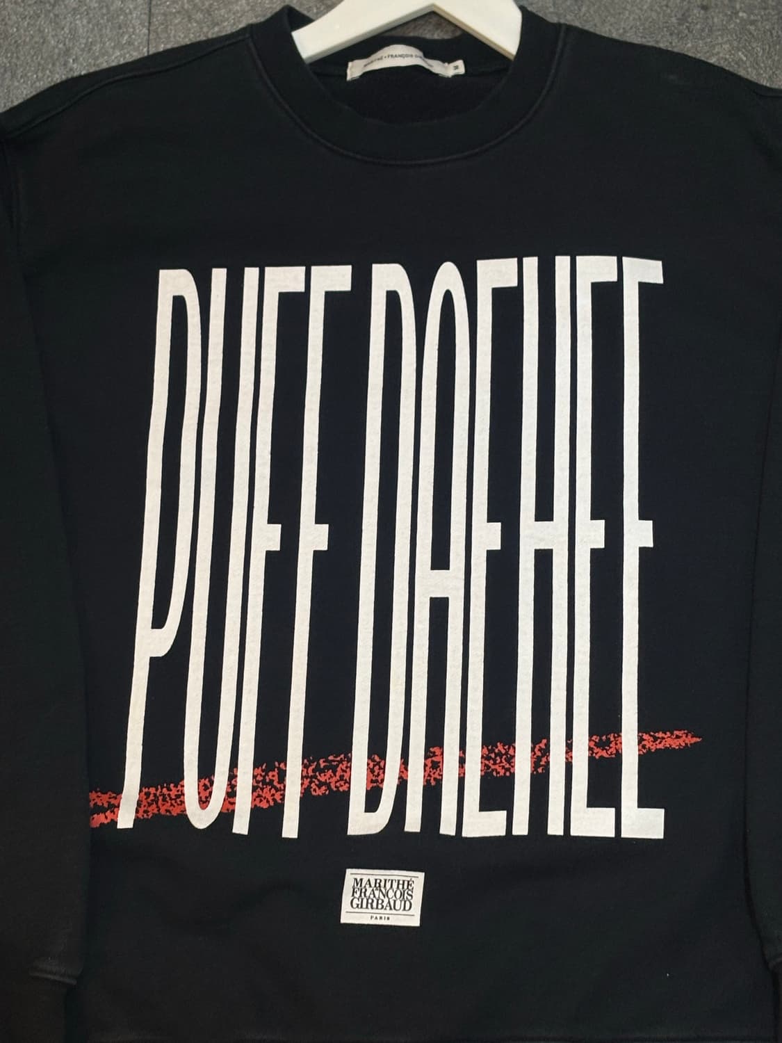 마리떼 프랑소와 저버 맨투맨 블랙 M 상품이미지4