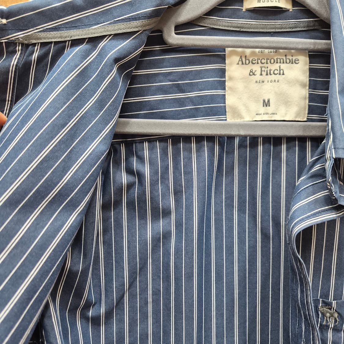 아베크롬비 스트라이프 셔츠(남녀공용) 상품이미지4