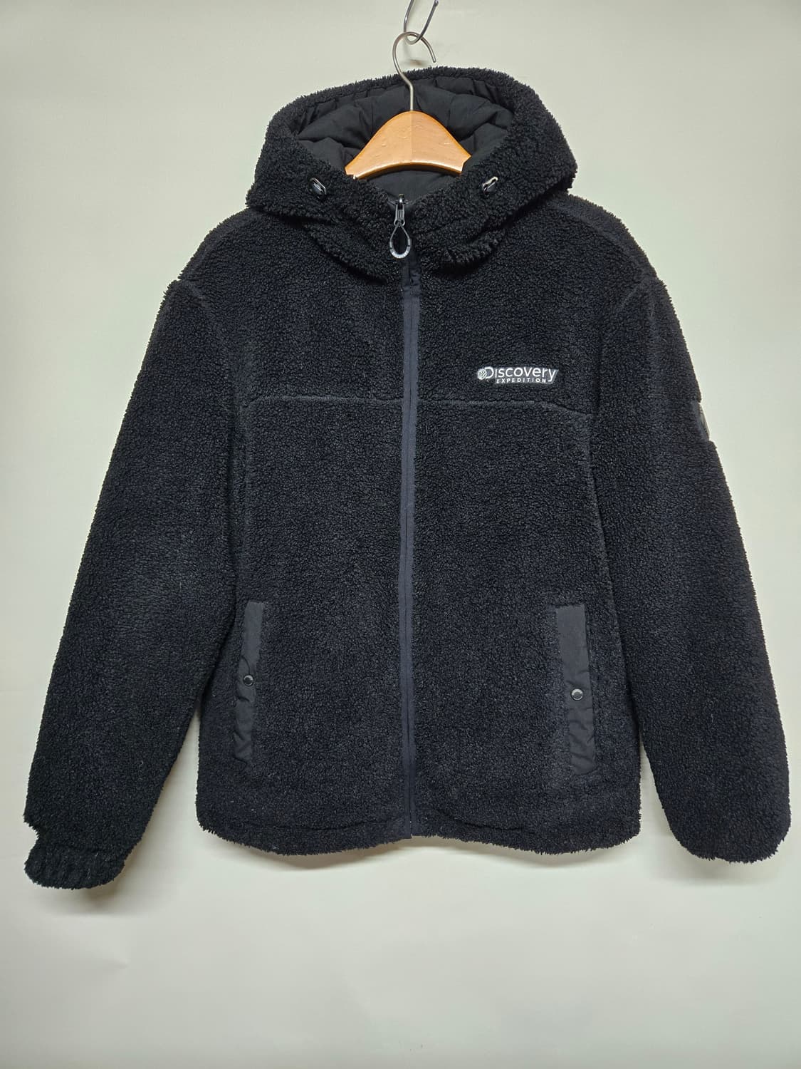 디스커버리 리버시블 후드 패딩 플리스 100 상품이미지2