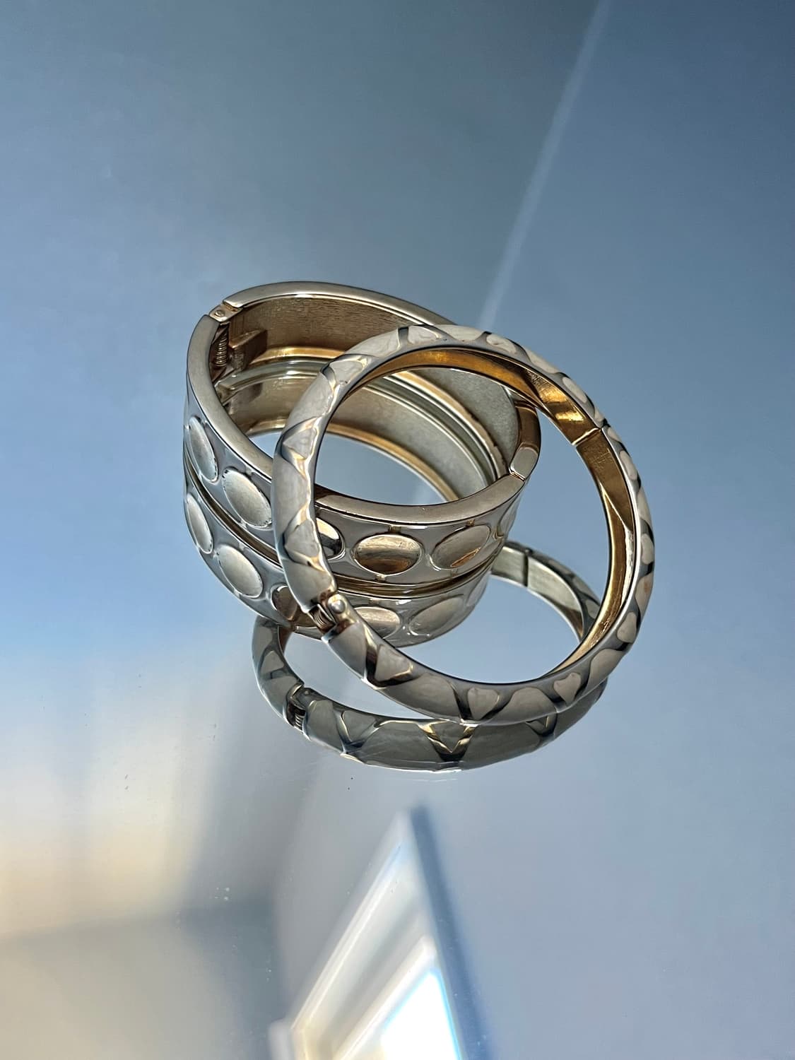 화이트 뱅글 팔찌 상품이미지3