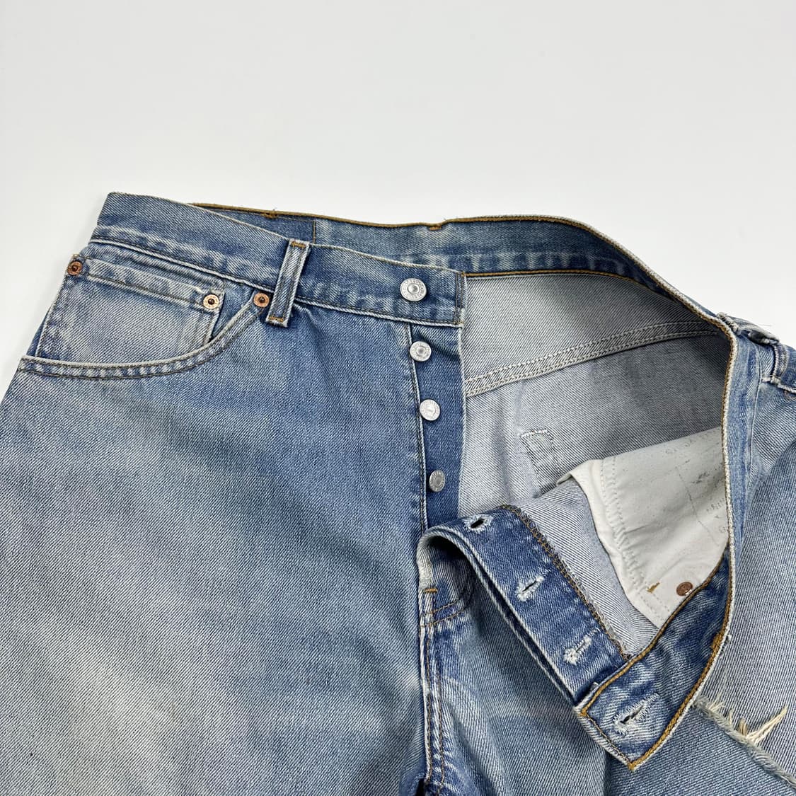 리바이스 522 오리지널 레트로 워싱 데님 팬츠 (33인치) 상품이미지4