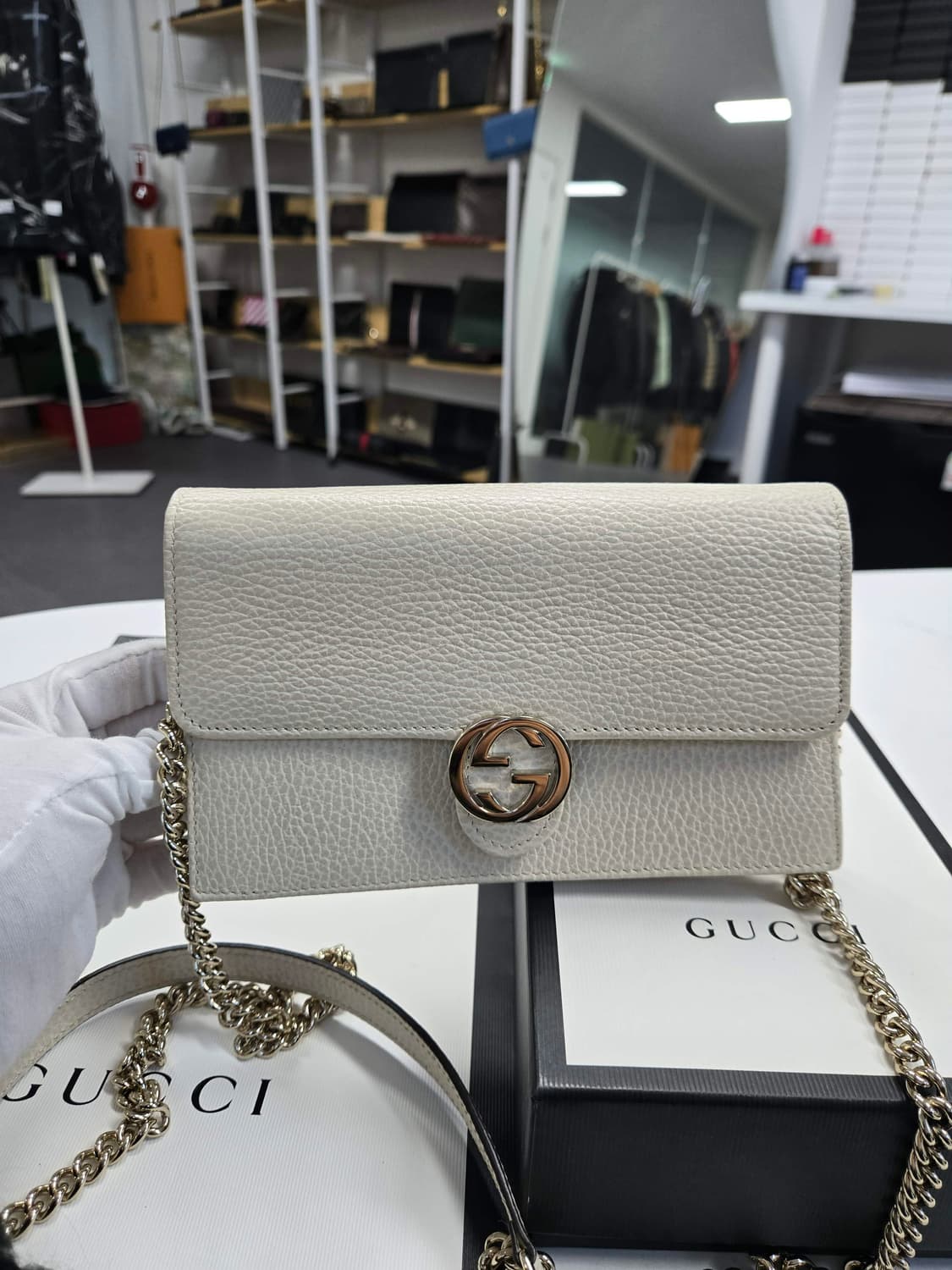 [A급컨디션] 구찌 인터로킹 크로스백 상품이미지1