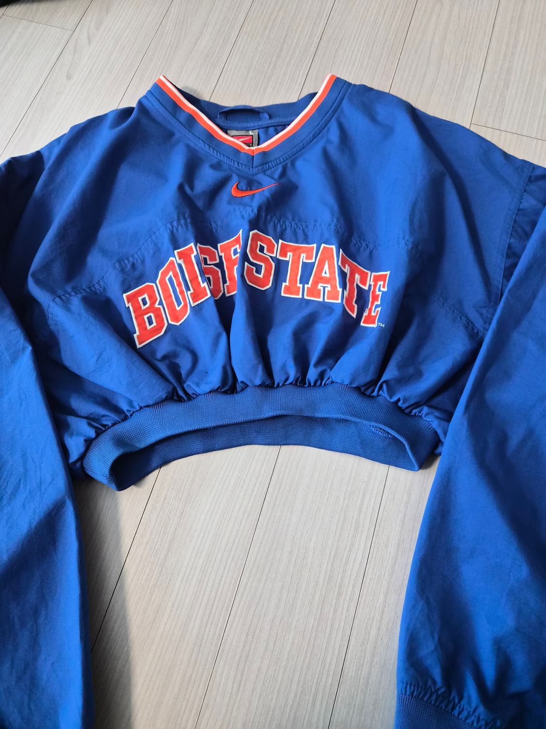 나이키 웜업 보이시스테이트 웜업 바람막이 아노락 L 크롭 상품이미지3