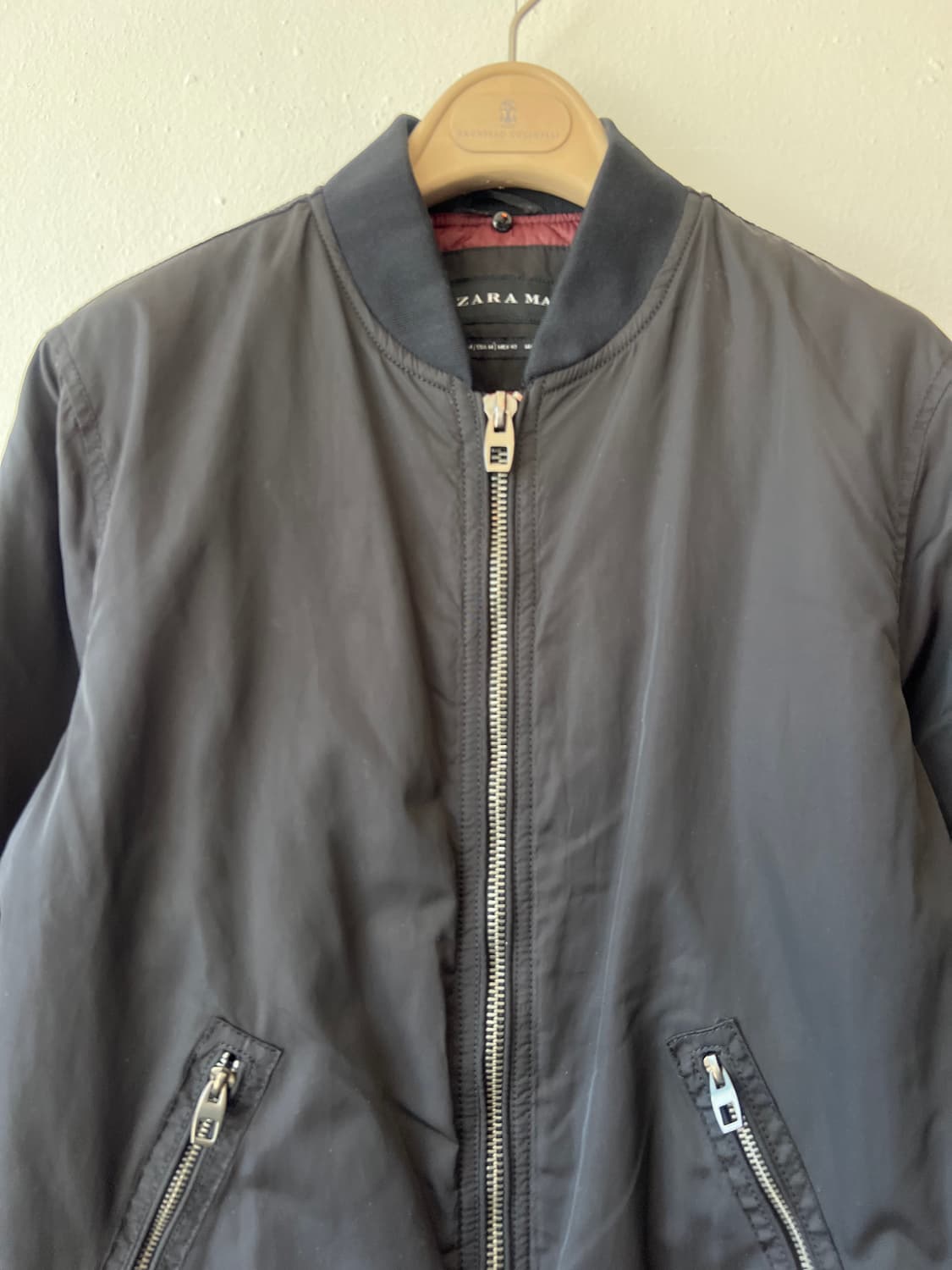 자라 남성 블랙 블루종점퍼 간절기패딩점퍼 상품이미지1