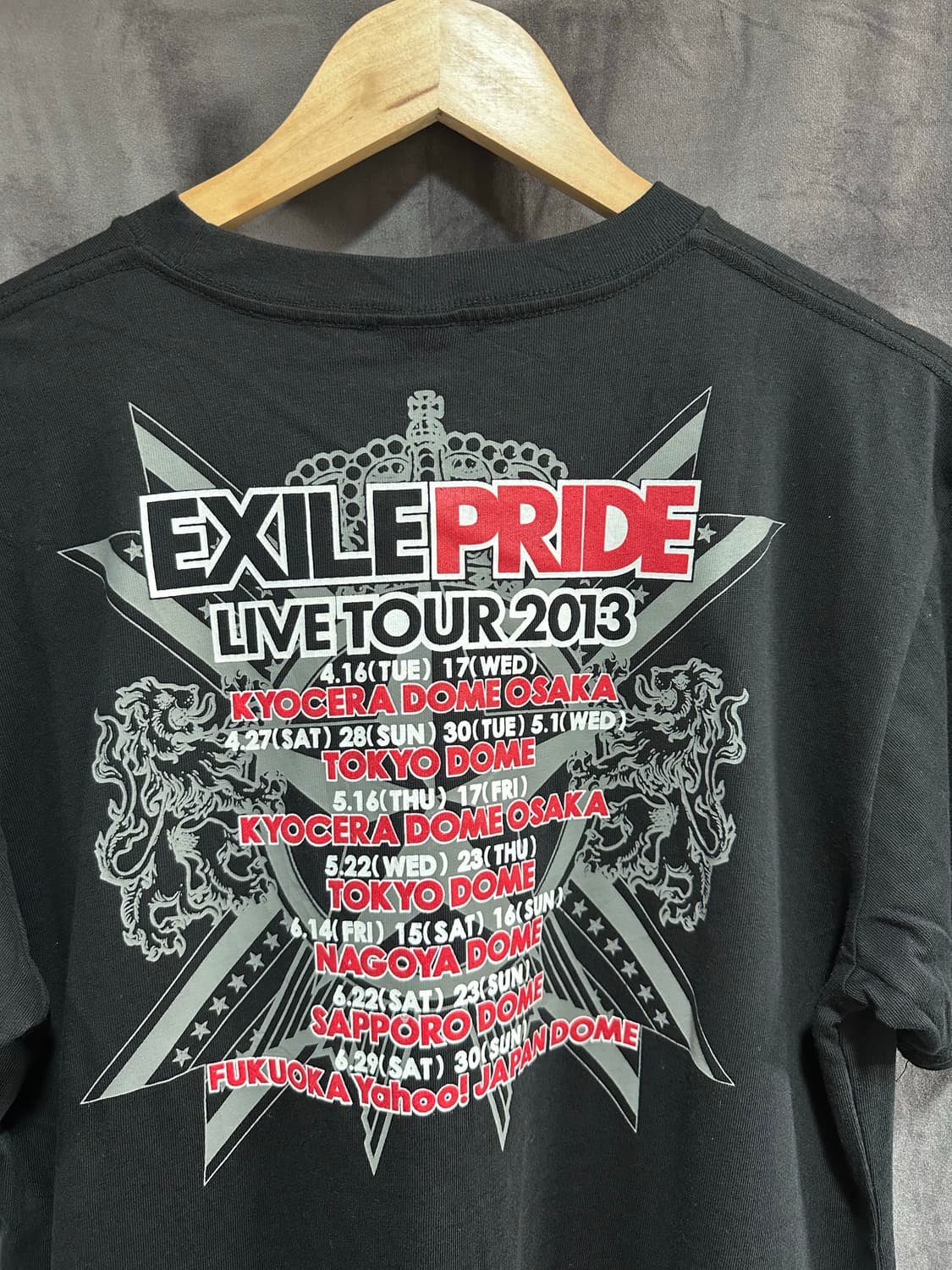 EXILE PRIDE LIVE TOUR 2013 일본 투어 밴드티 새상품 상품이미지5