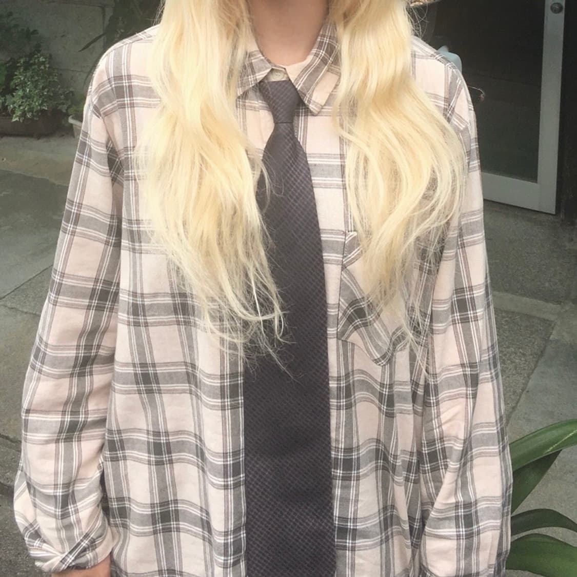 일본빈티지 체크셔츠 상품이미지1