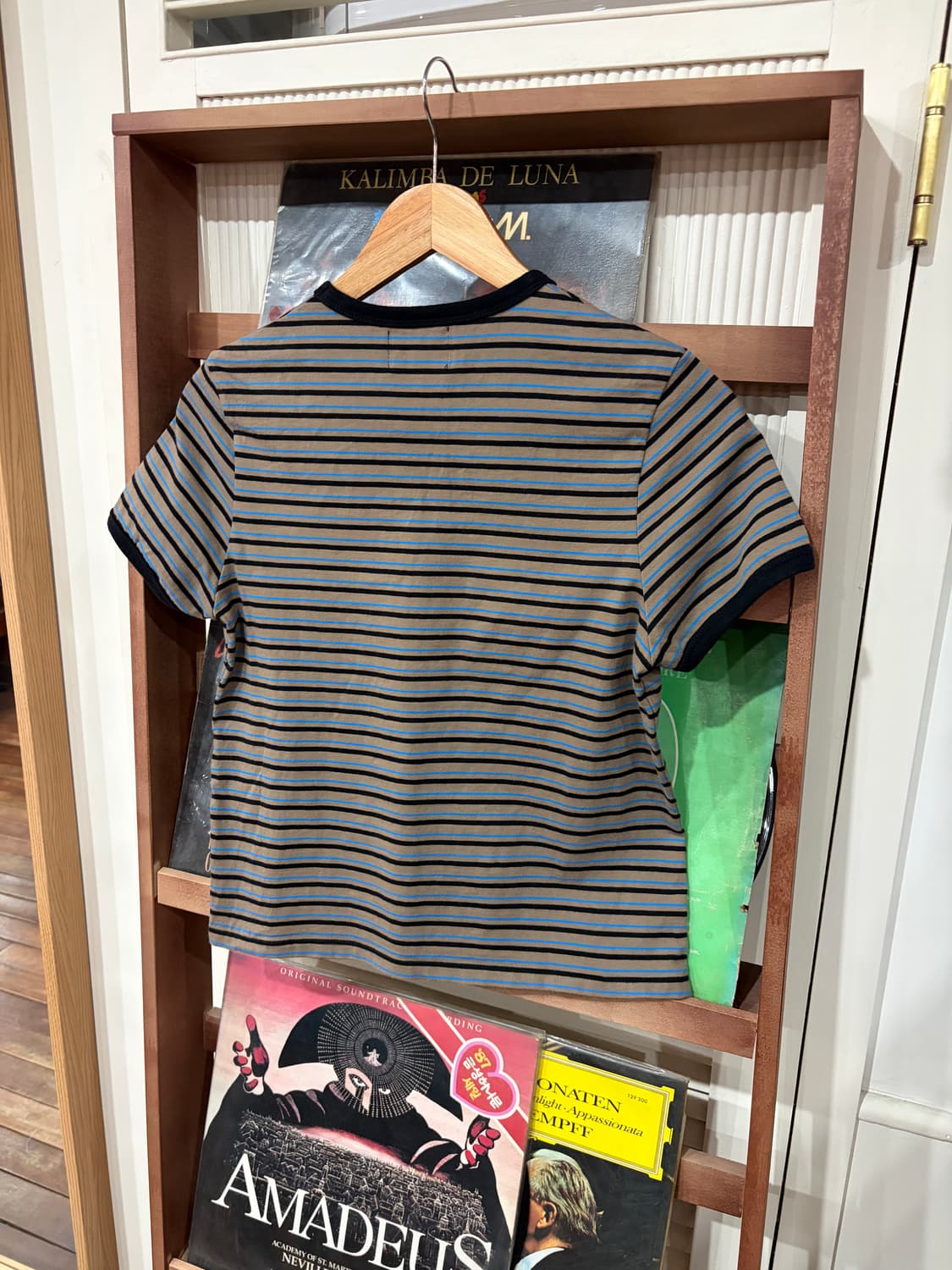 J63 스투시 스트라이프 반팔 티셔츠 상품이미지4