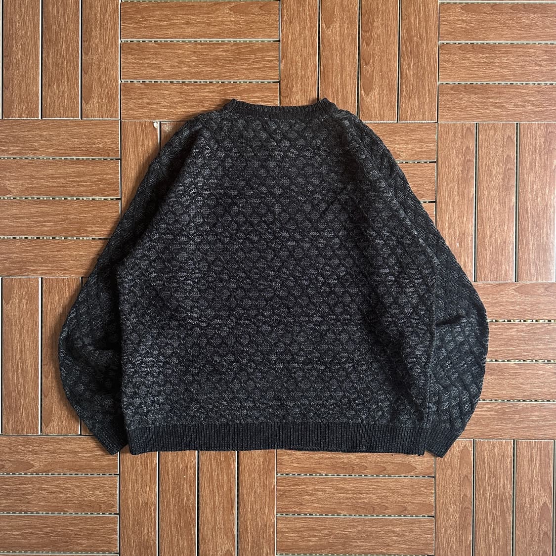Vintage wool acrylic knit sweater  상품이미지2