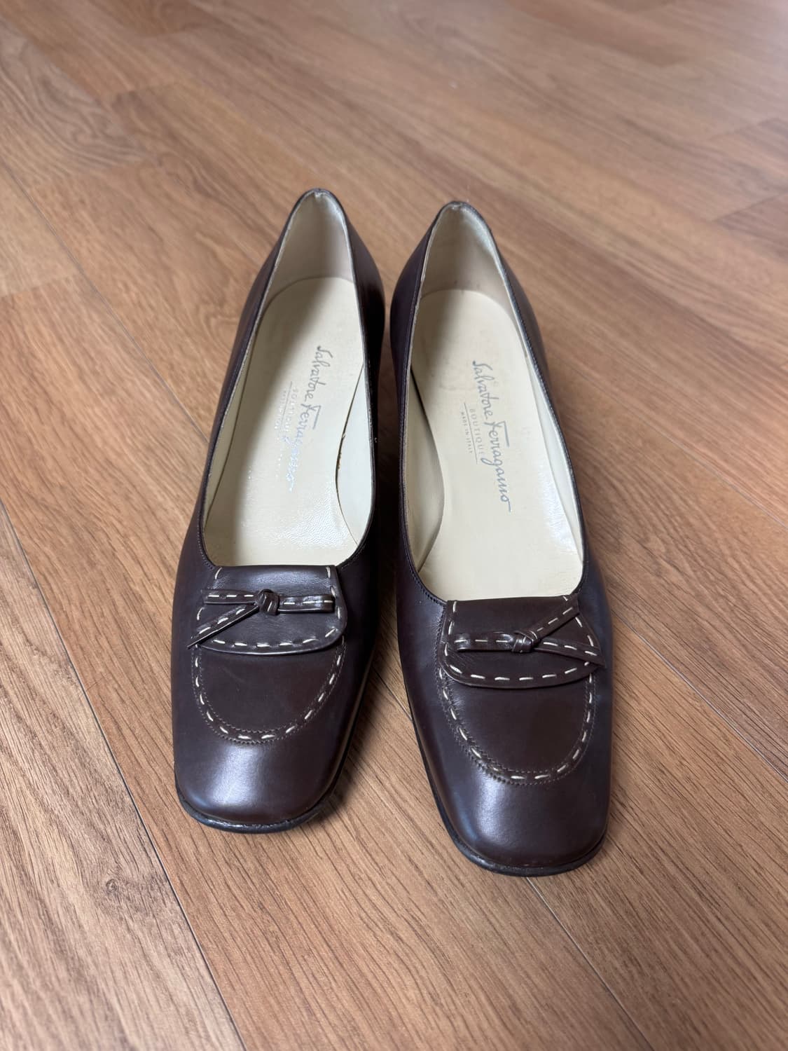 페라가모 여성 펌프스 브라운 7사이즈 상품이미지7