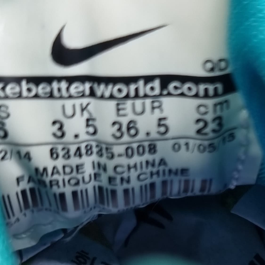 나이키 허라취 운동화 실사이즈220 상품이미지6