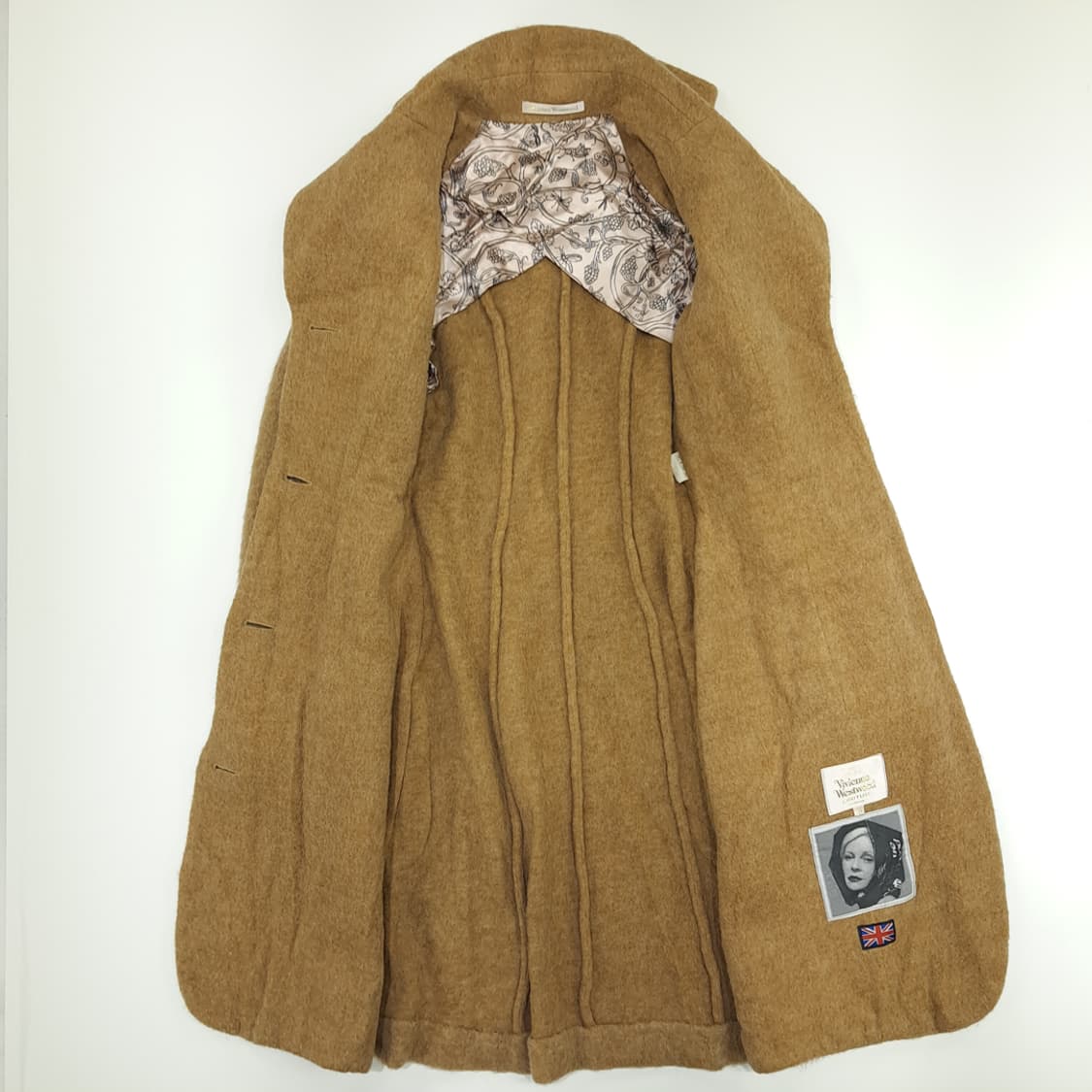 CN780 M 비비안웨스트우드 쿠튀르 울 알파카 포트레이트 롱코트 상품이미지4