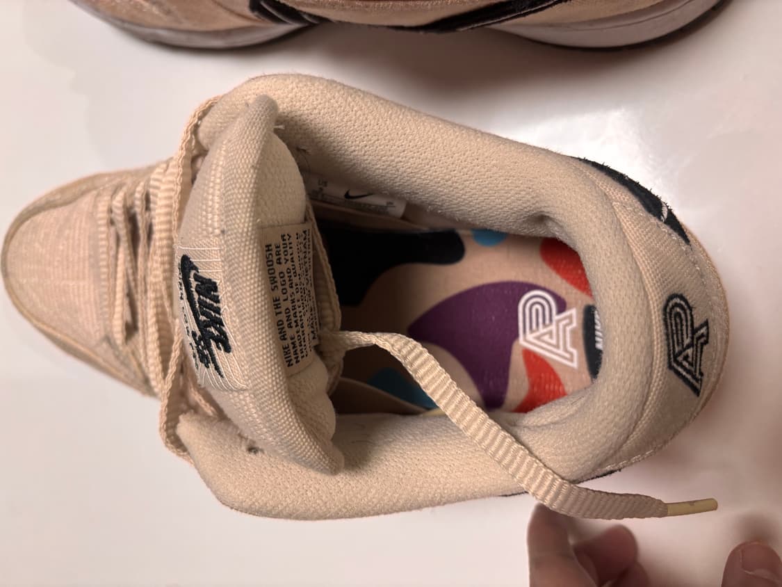 나이키 x 알비노 앤 프레토 SB 덩크 로우 파슬 블랙 270 상품이미지5