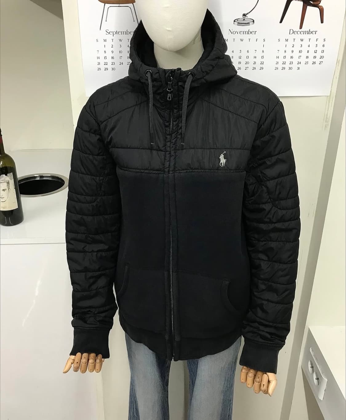 폴로 후드 패딩 자켓 상품이미지8