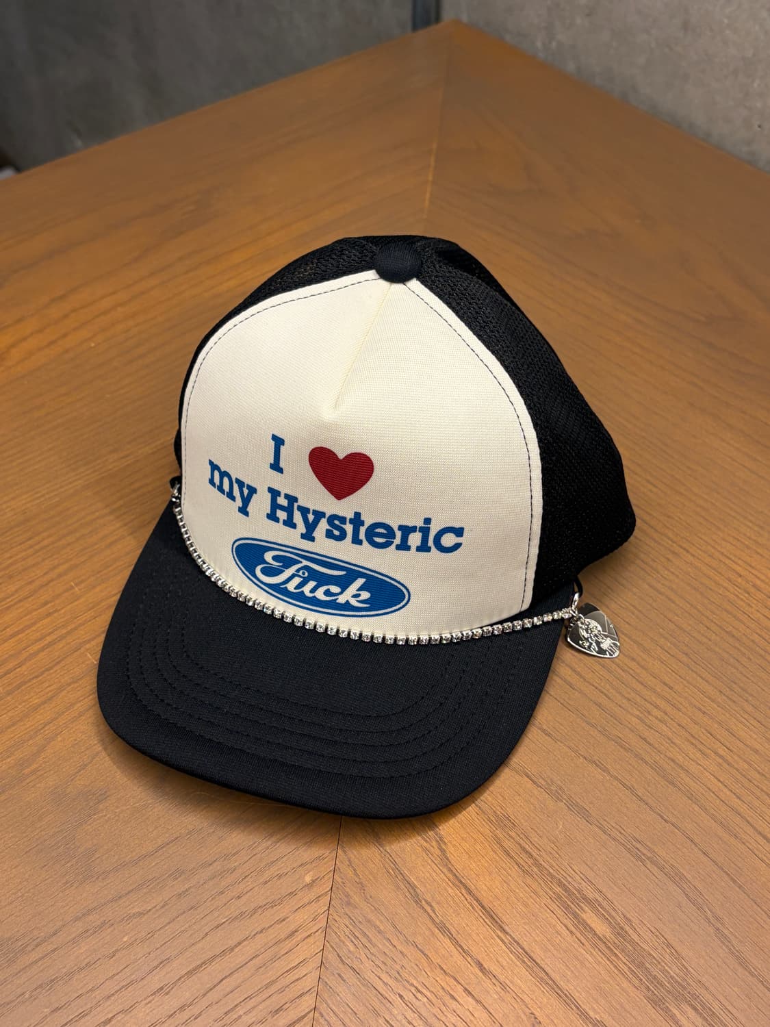 [2컬러/미개봉새상품]  히스테릭글래머 체인 모자 트러커 상품이미지1