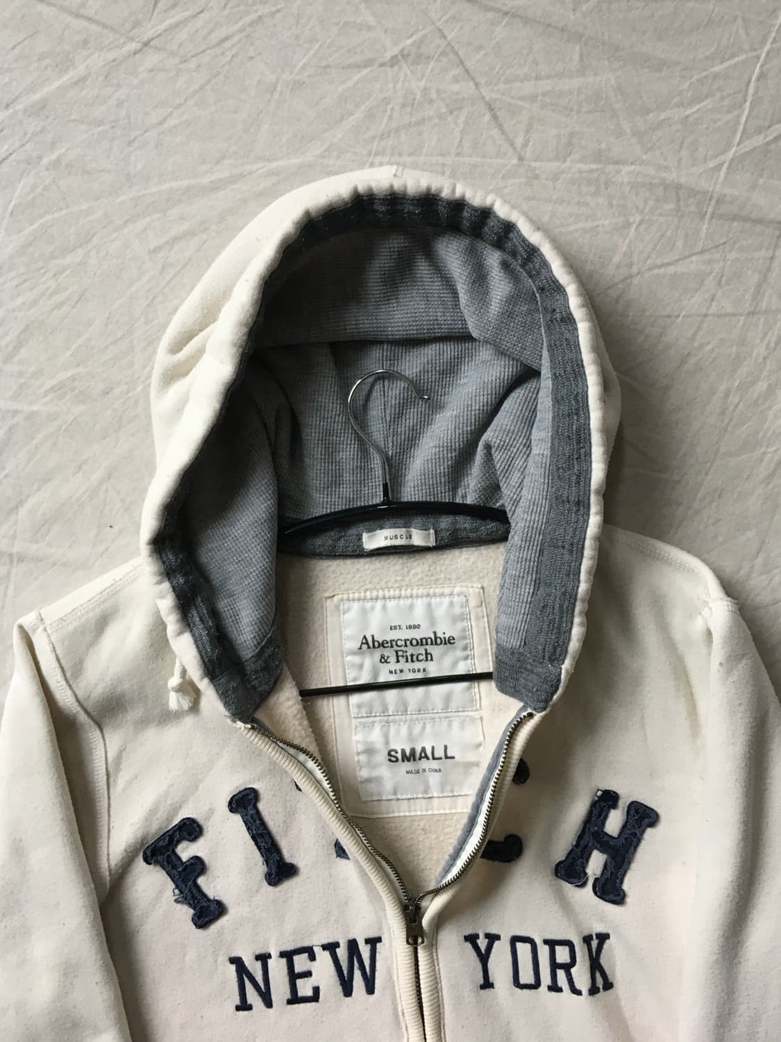 아베크롬비 자수 패치로고 후드집업 상품이미지4