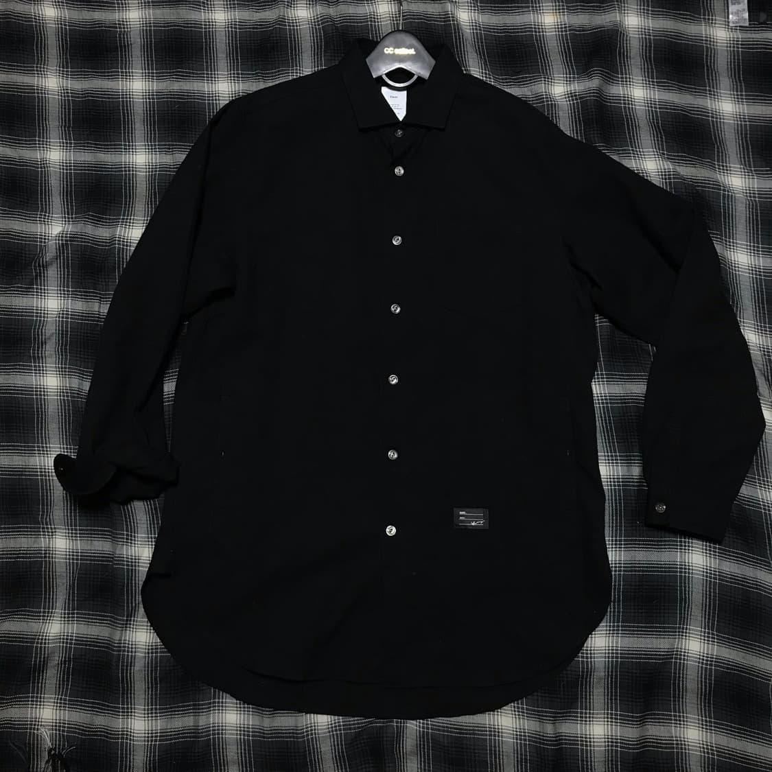 재팬 네임 name 롱 셔츠 자켓 블랙 상품이미지1