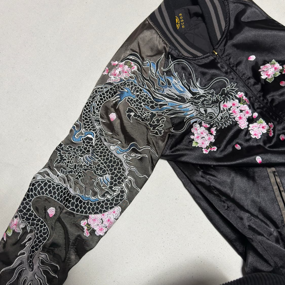 L ROGUE 용 벚꽃 자수 스카쟌 상품이미지6