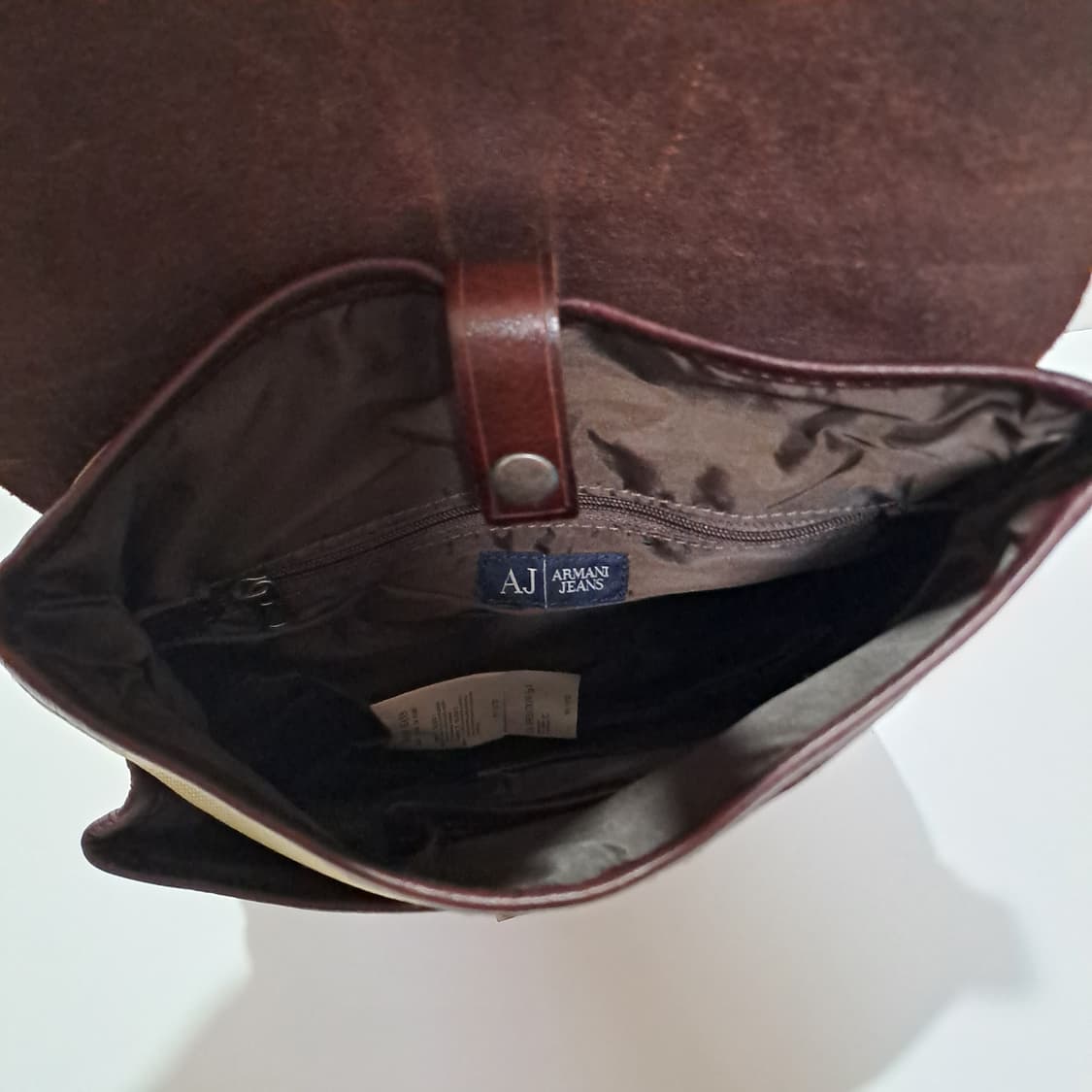 (택포) 아르마니진 가죽배색 크로스백 B621 상품이미지9