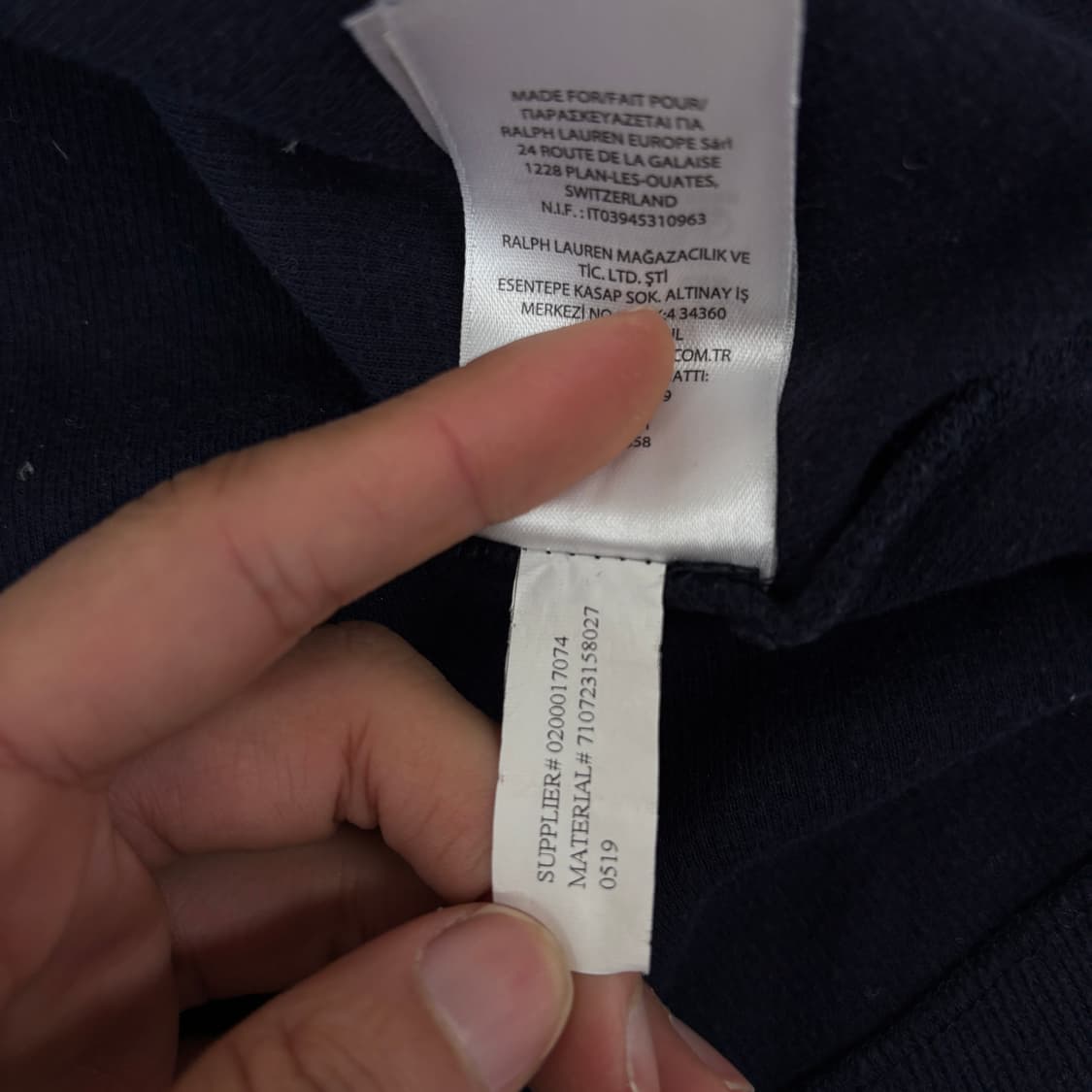 폴로 반집업 니트 상품이미지8