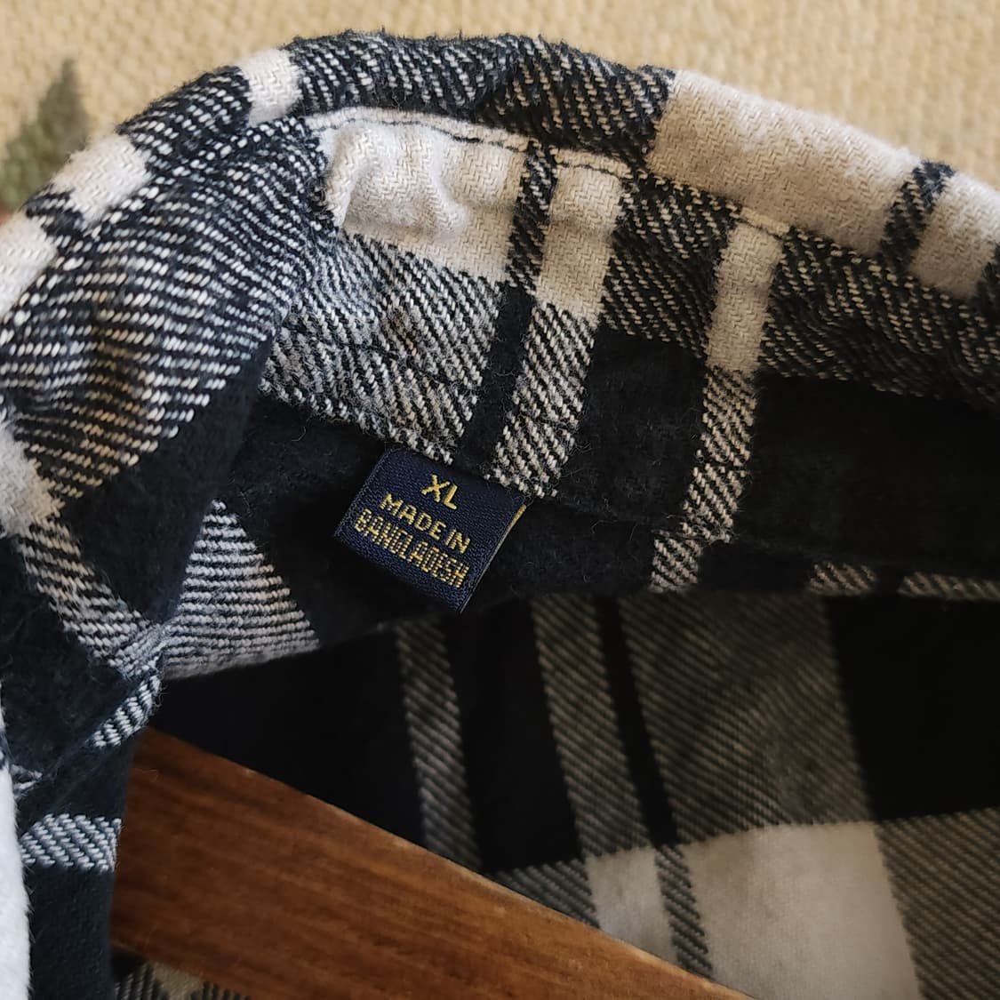 90s 아메리칸 빈티지 체크셔츠 헤비 플란넬 워크셔츠 다크 그린 xl 상품이미지9