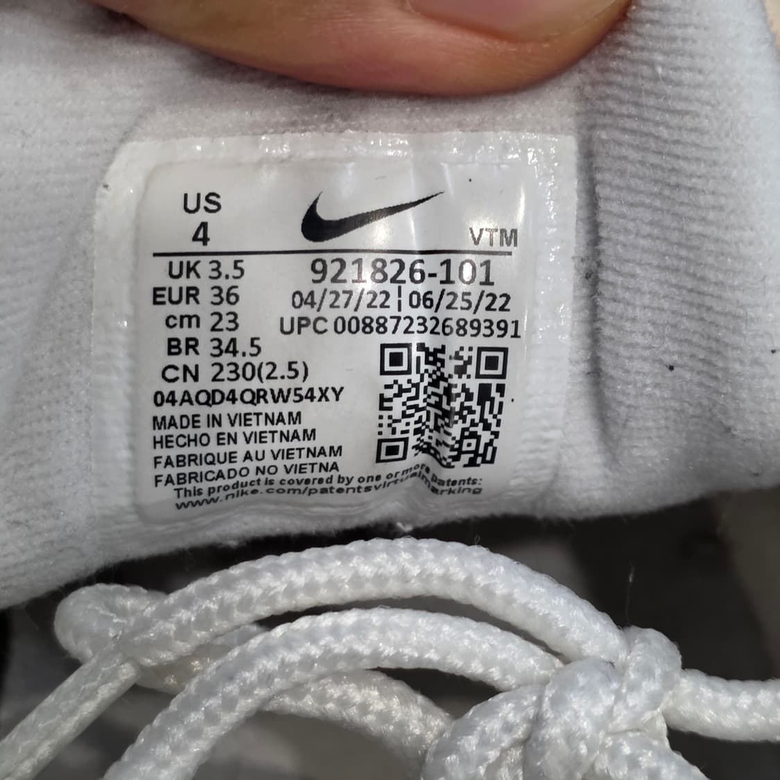 2w-27:나이키 에어맥스 97 트리플 화이트230 상품이미지10