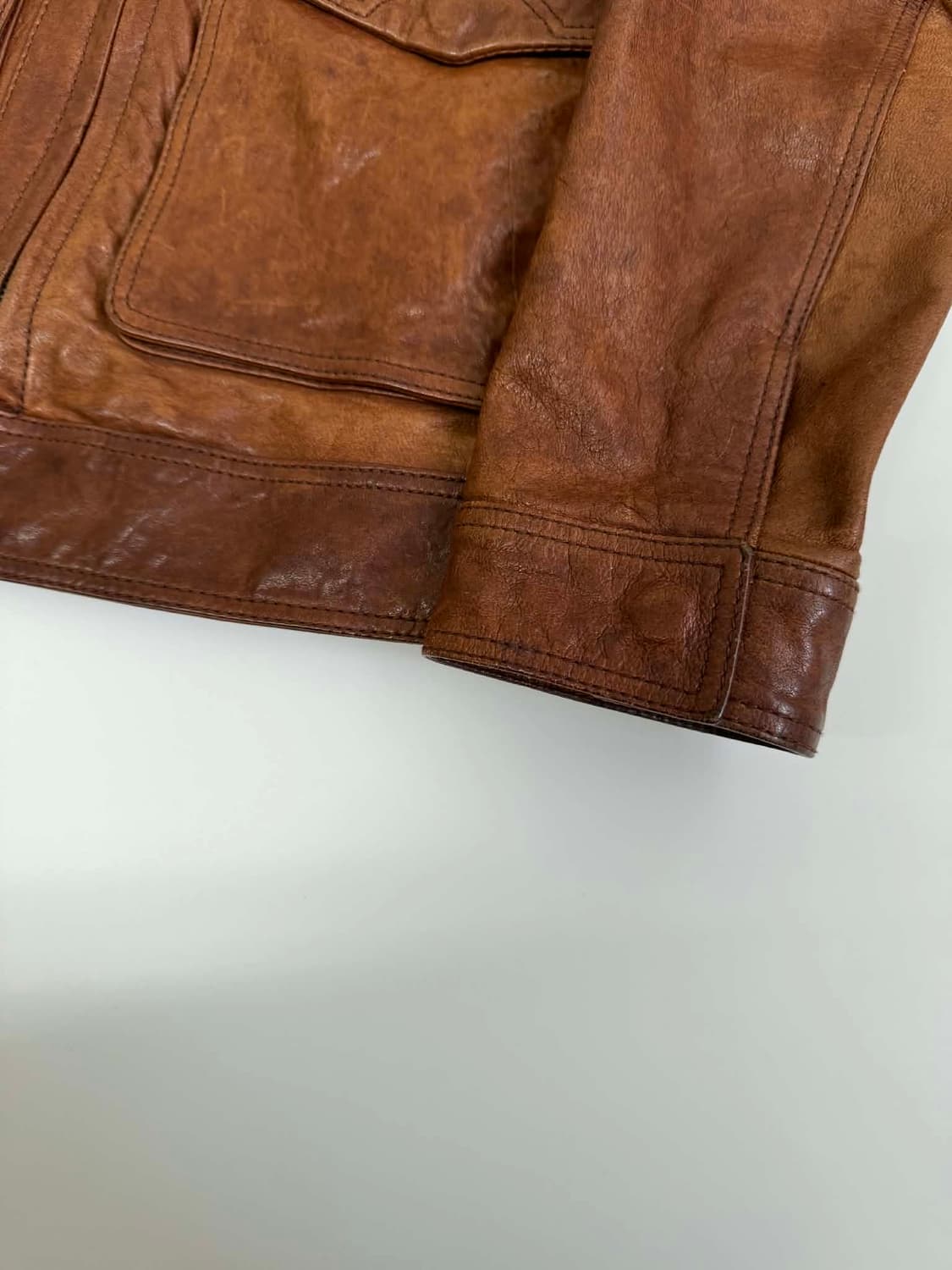 [M] T.I FOR MEN 천연 양가죽 필드 자켓 상품이미지7