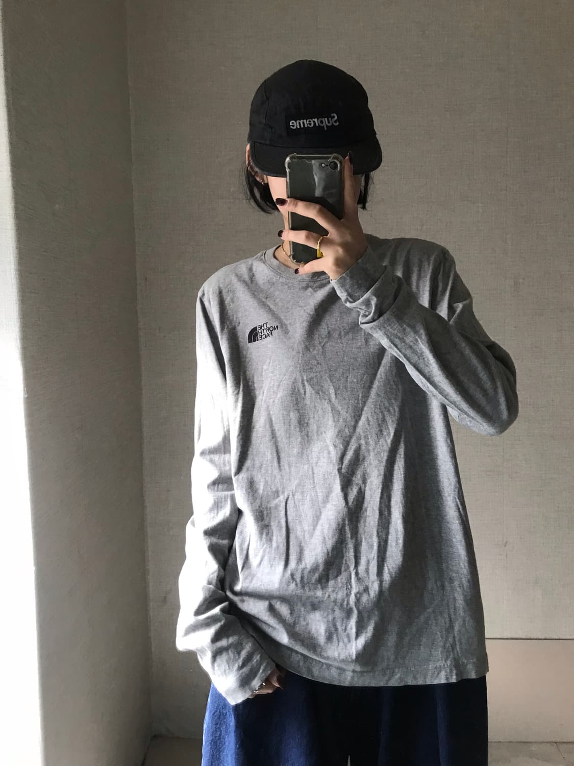 노페 그레이 롱슬리브 상품이미지2