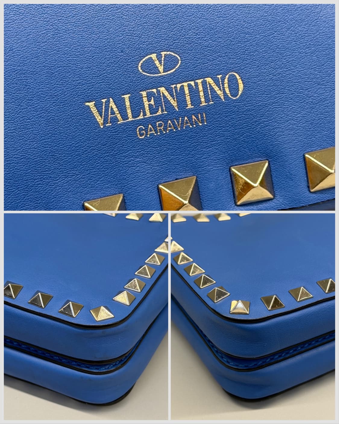 발렌티노 카프스킨 락스터드 더블 지프 크로스백 상품이미지8