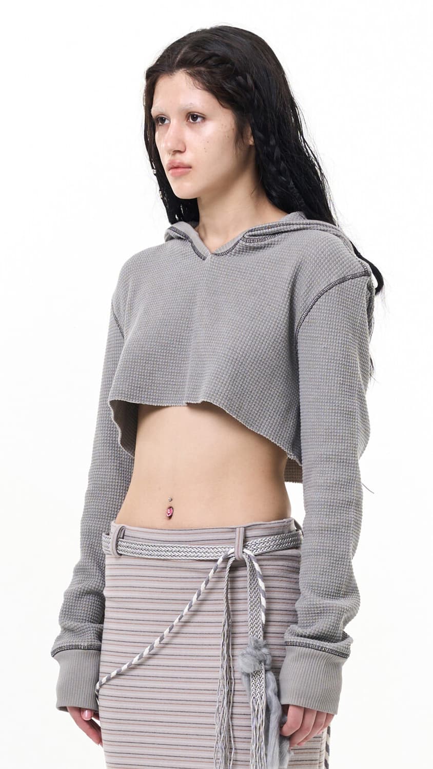 탠스댄스 크롭 후디 상품이미지2