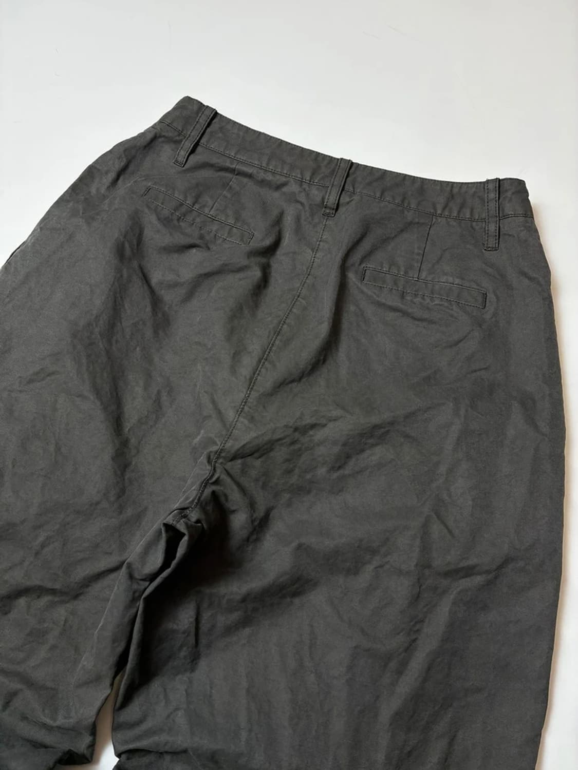 아모멘토 코튼 나일론 패티그 핀턱 팬츠 PN8667 상품이미지5