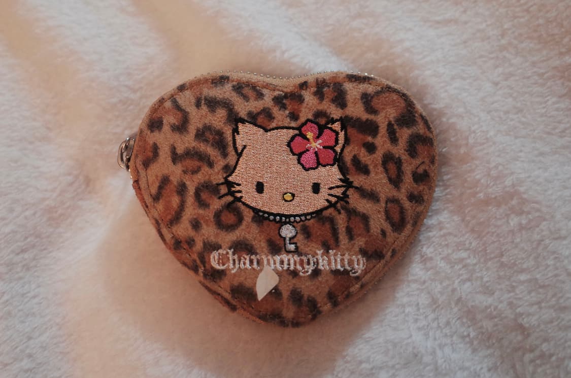 갸루템 헬로키티 호피 파우치 상품이미지1