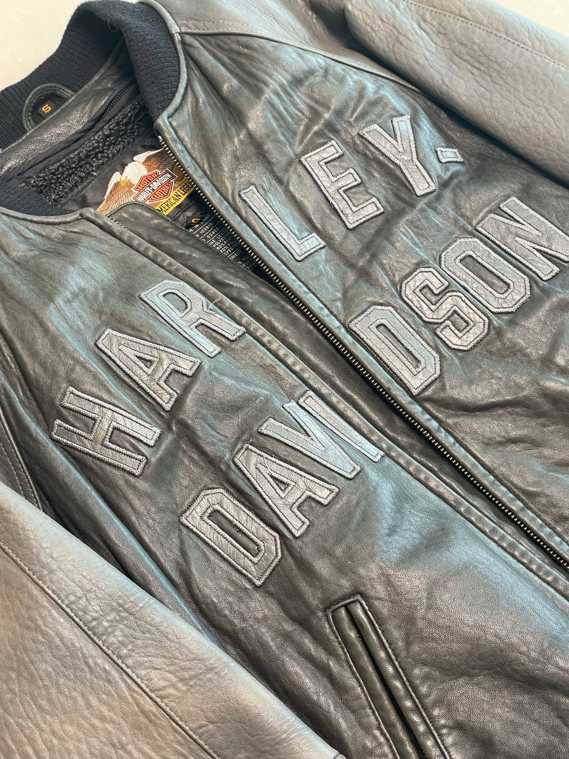 (S) 할리 데이비슨 캐쥬얼 레더 자켓 상품이미지2