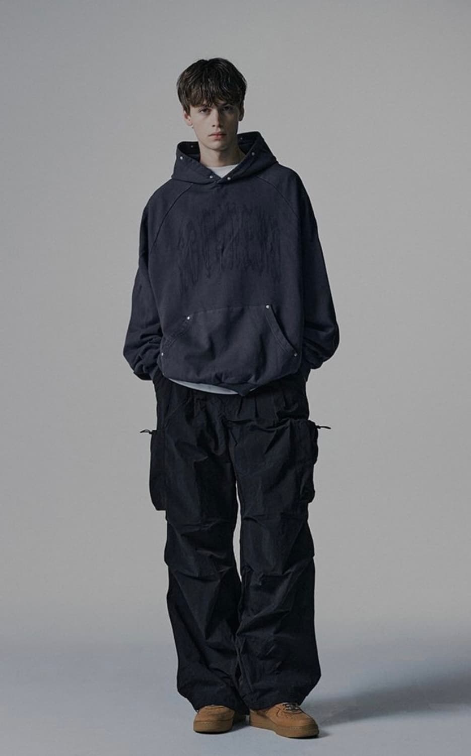 낫포너드 나일론 빅포켓 파라슈트 팬츠 (L) 상품이미지1