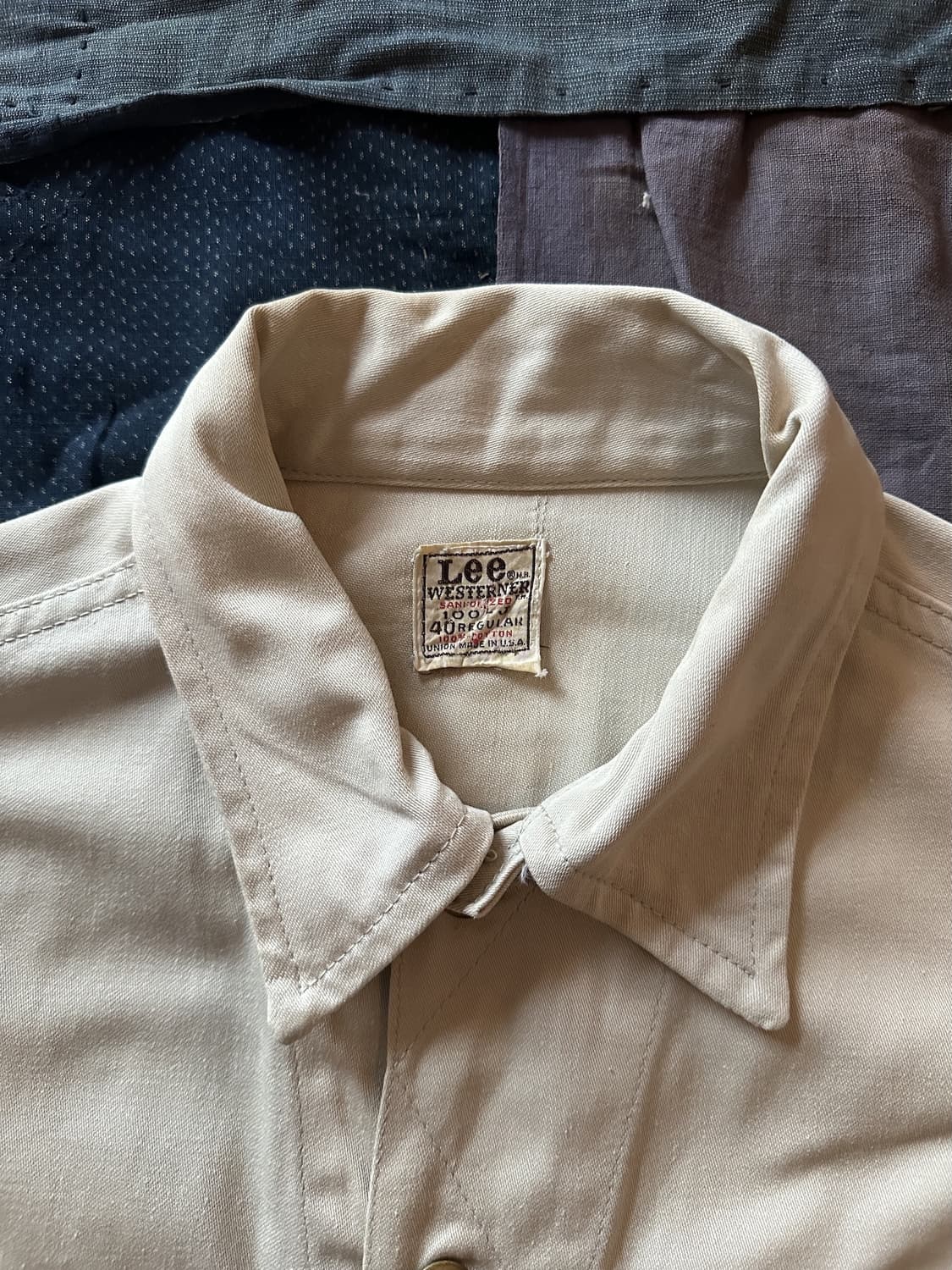 60s USA Vintage LEE 100J Wsterner Jacket 상품이미지6