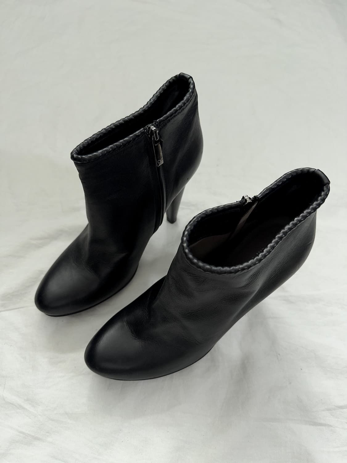 보테가 베네타 램스킨 사이드지퍼 앵클부츠 상품이미지2