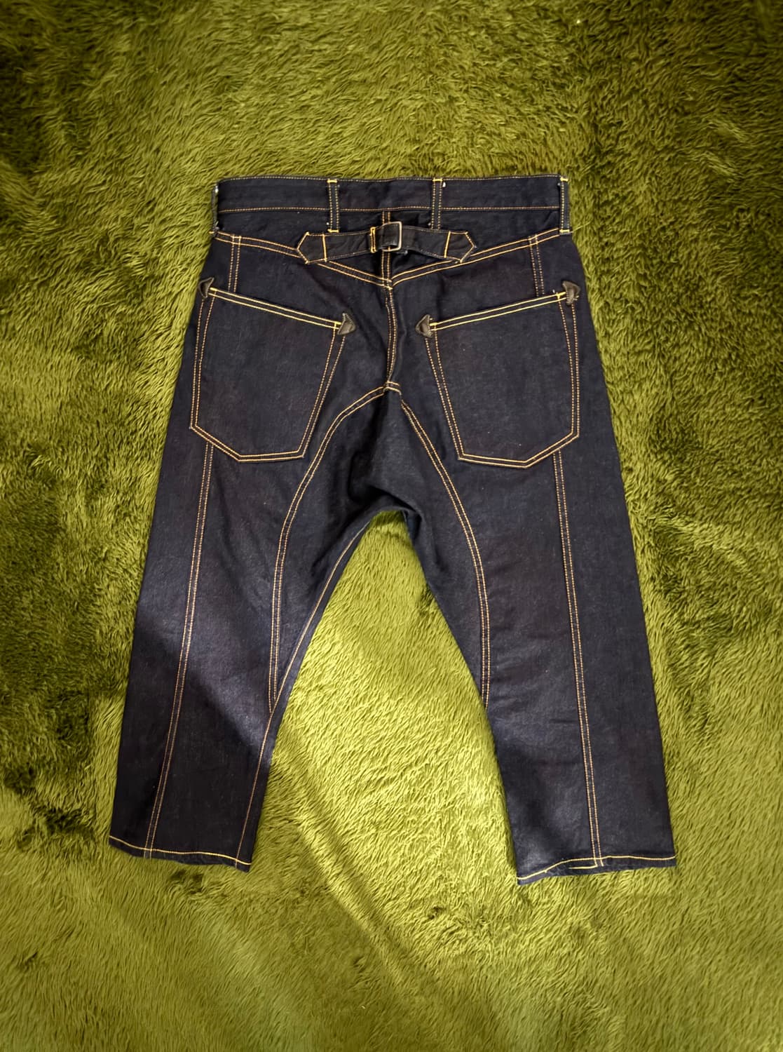 [S] 꼼데가르송 준야와타나베 14AW 신치백 사루엘 데님 팬츠 상품이미지8