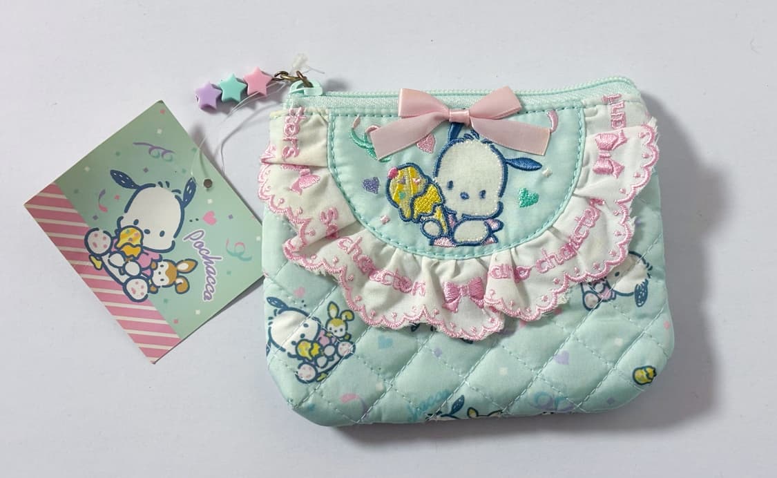 (고전/희귀) 2017 산리오 포차코 아이스크림 미니 레이스 파우치 판매 상품이미지1