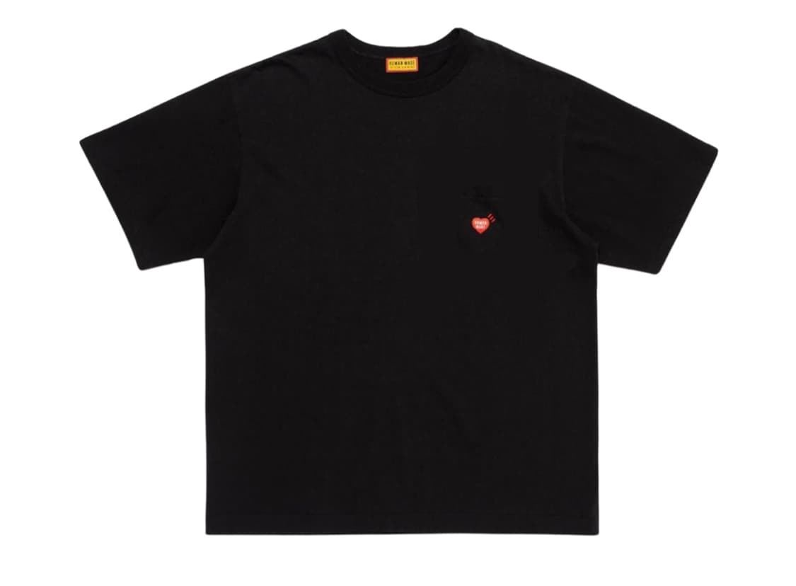 휴먼 메이드 하트 로고 티셔츠 블랙 2xl 새상품 팔아용 상품이미지2