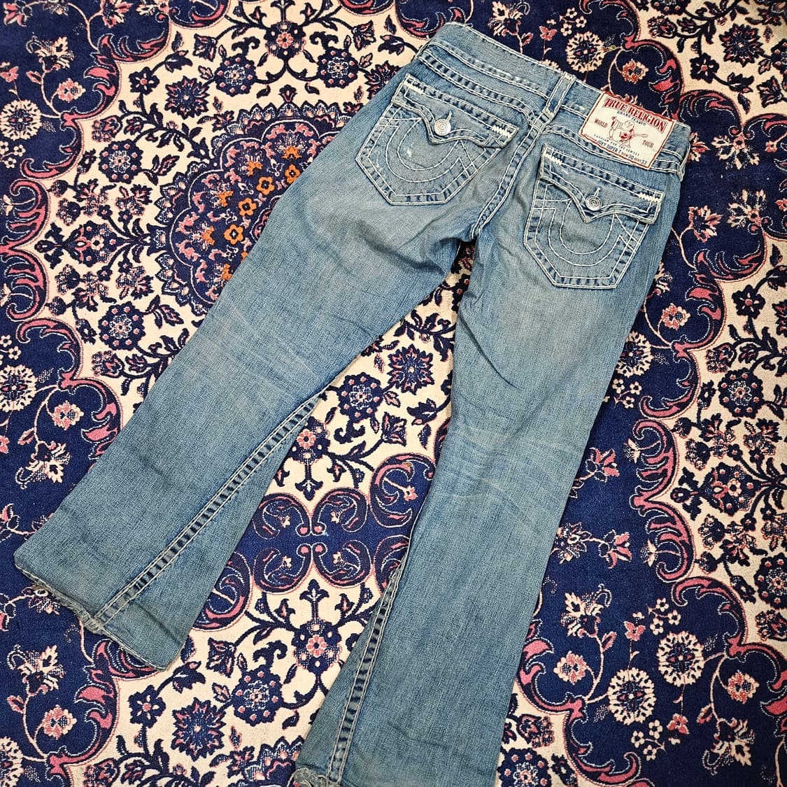 트루릴리젼 조이 슈퍼티 빈티지 y2k 부츠컷 데님팬츠 30size 상품이미지2