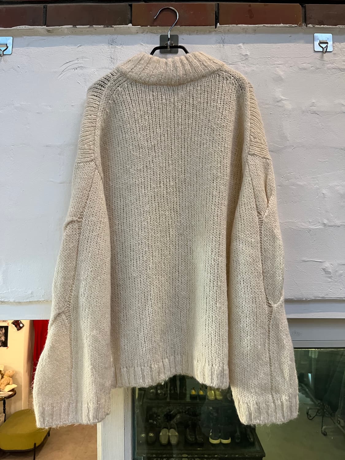 Arket 울 알파카 오버핏 케이블 스웨터 M 상품이미지8