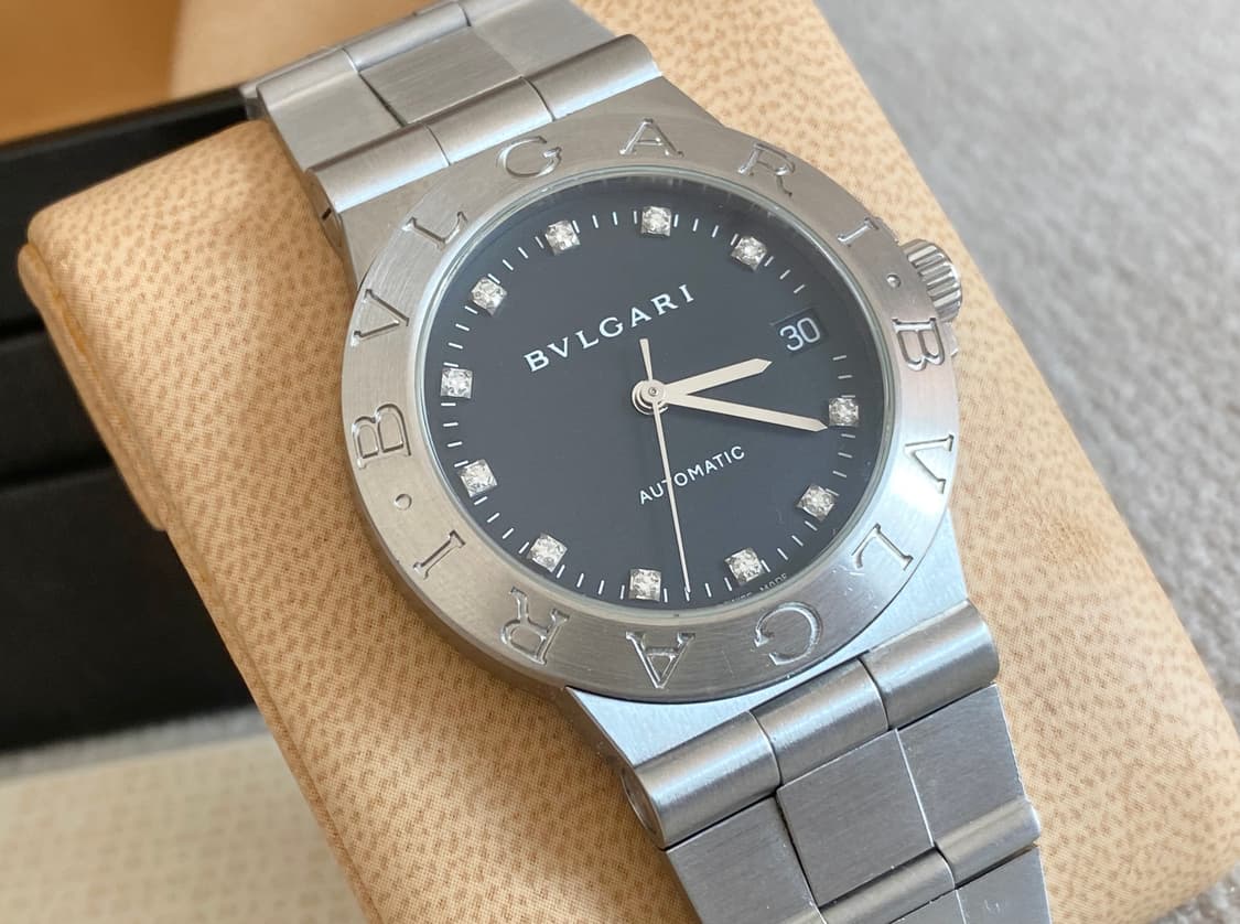 불가리 디아고노 LCV35 다이아 11P 남성용 35mm 미듐  오토메틱 상품이미지4