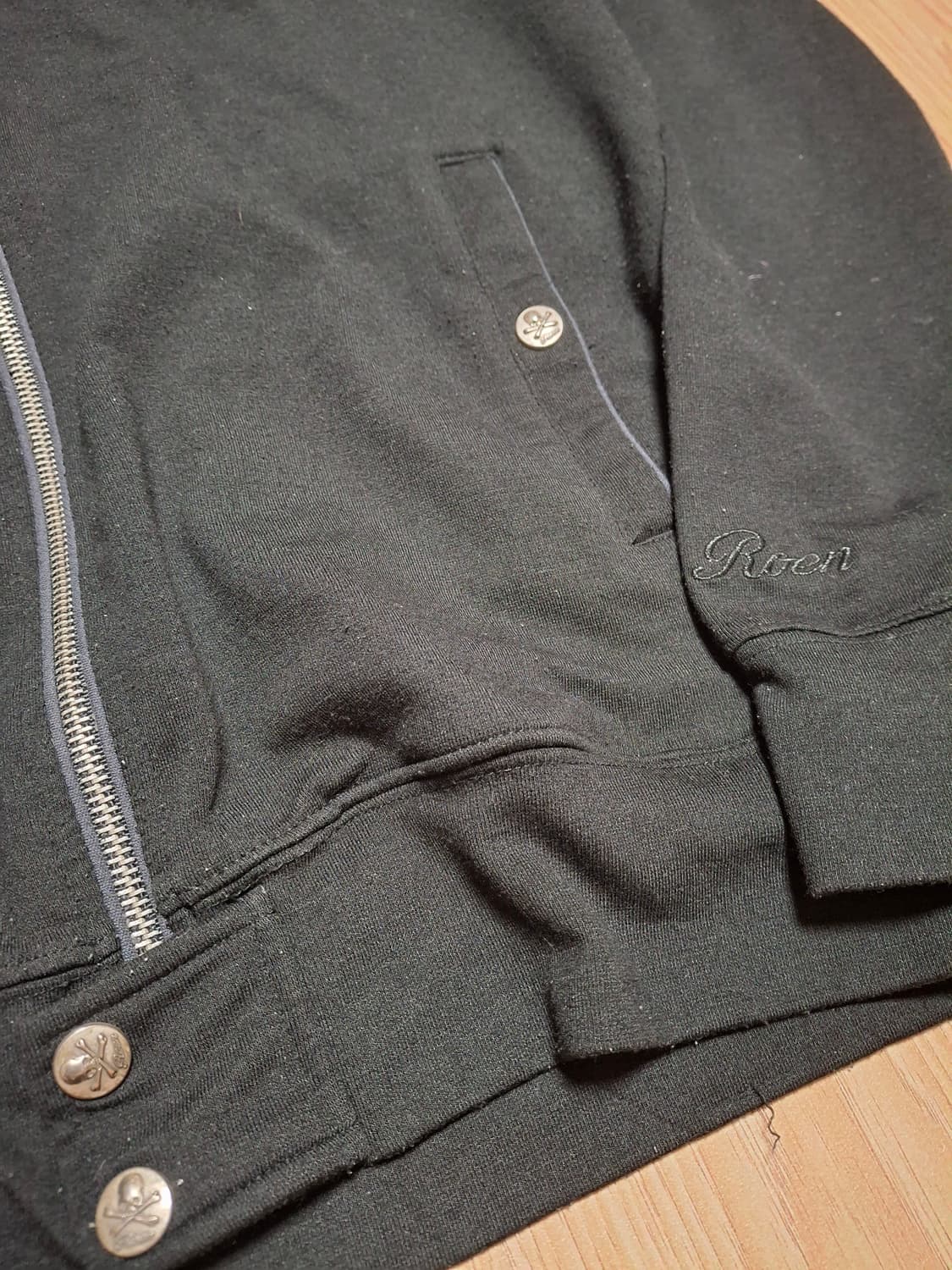 로엔 골드라벨 nowar 스컬 후드집업 파카 상품이미지4