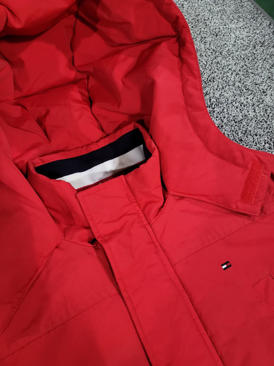 타미힐피거 레드 다운패딩 (152cm용)  상품이미지5