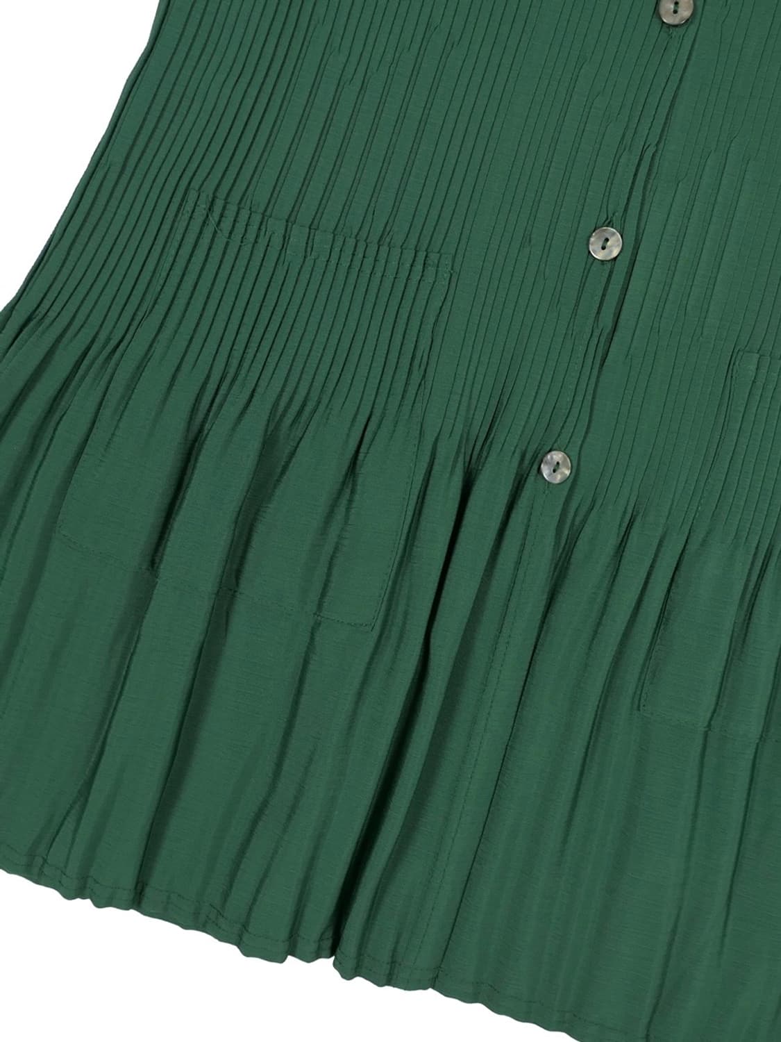 pleated sleeveless shirt dress 상품이미지3