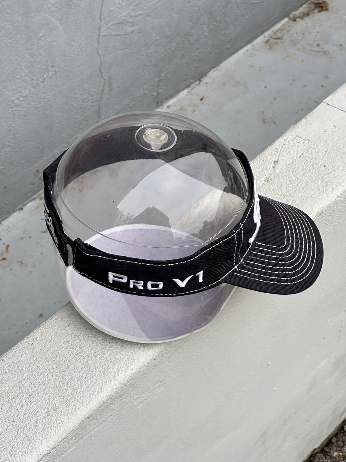 [F] 타이틀리스트 로고 네이비 썬캡 썬바이저 모자 상품이미지3