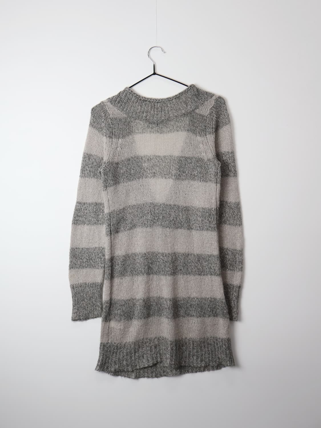 Jpn Y2k Acrylic Striped V-Neck Knit 상품이미지5