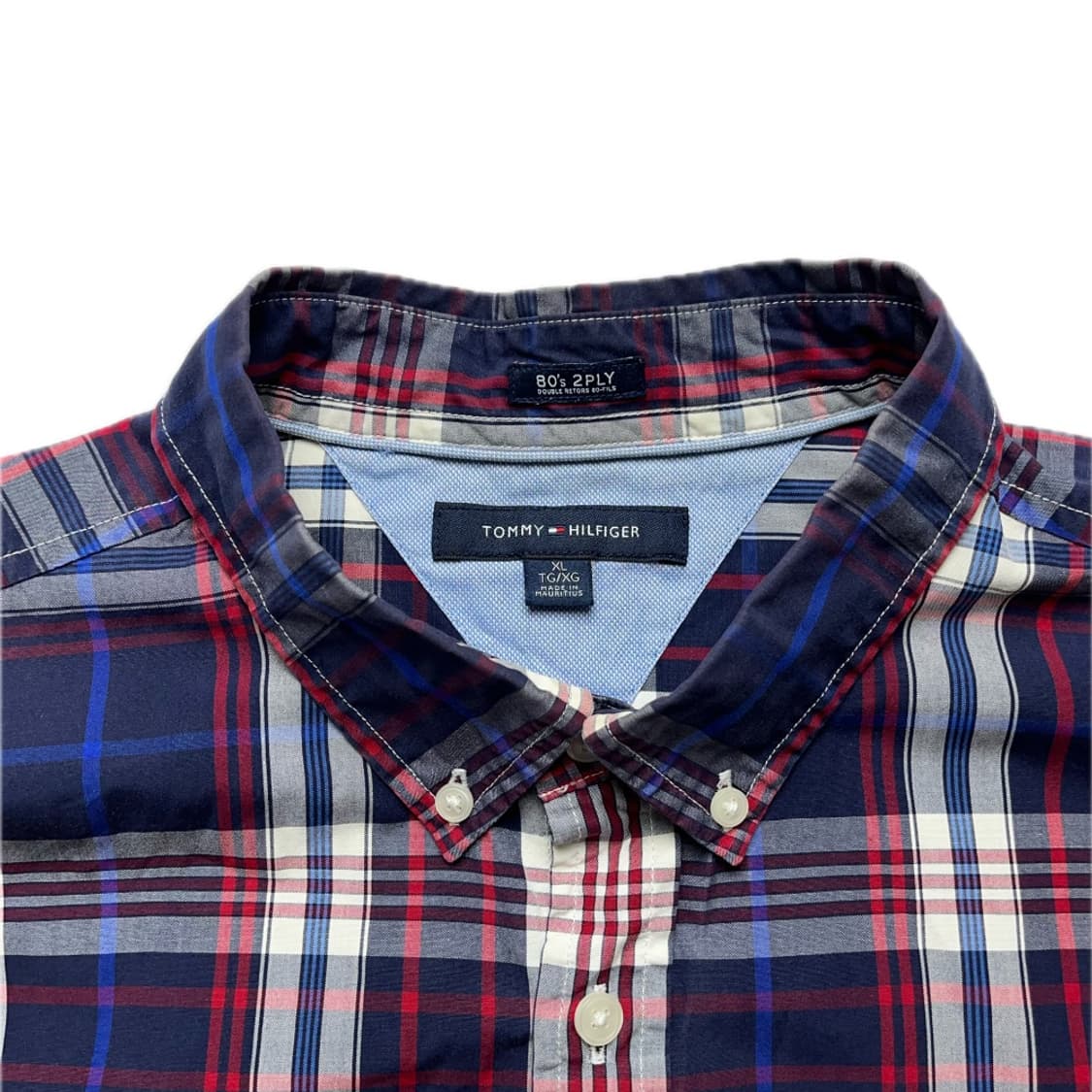 타미힐피거 체크무늬 셔츠 중고 구제 빈티지 상품이미지3