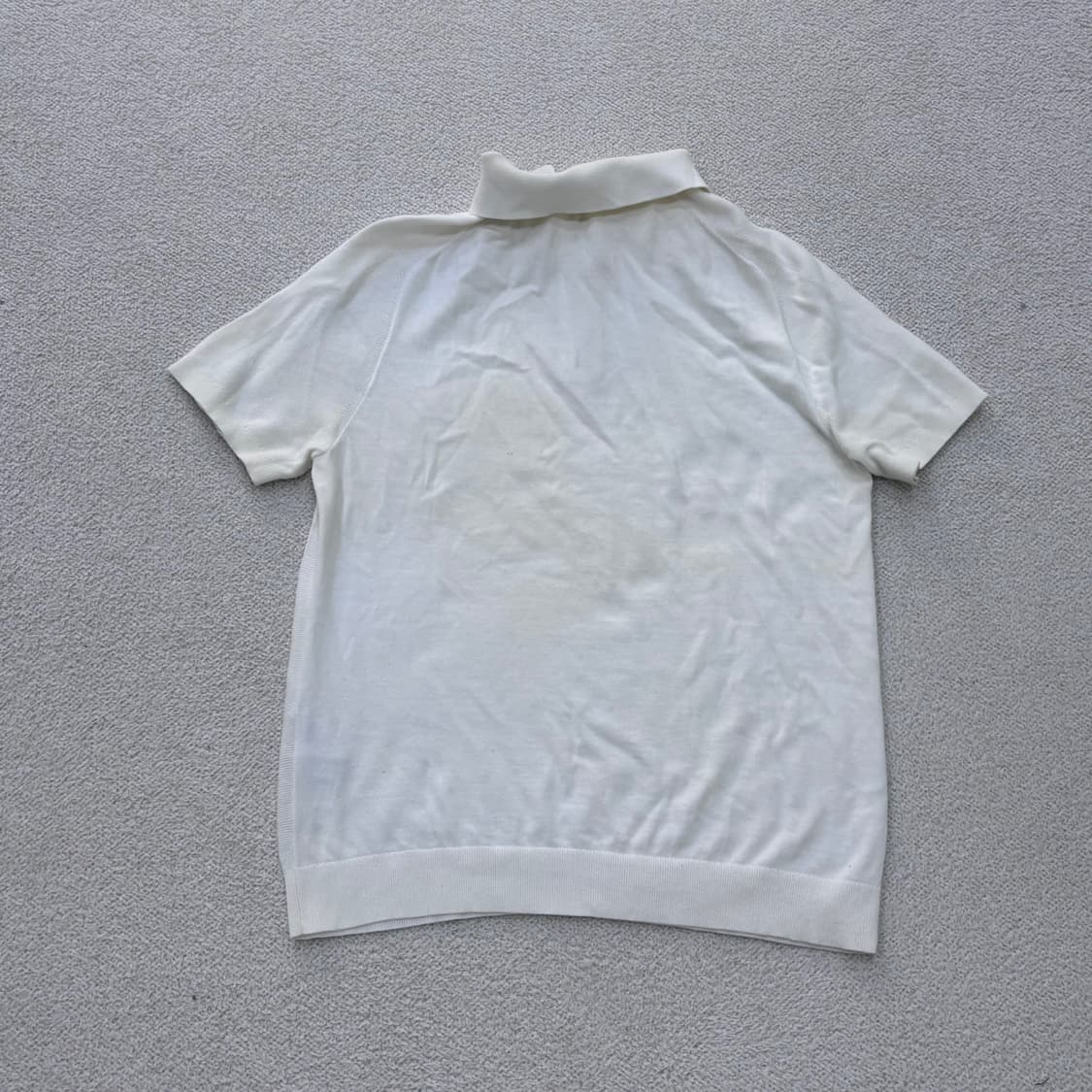 L 레이스 남성 반팔 반집업 니트 0416E 상품이미지2