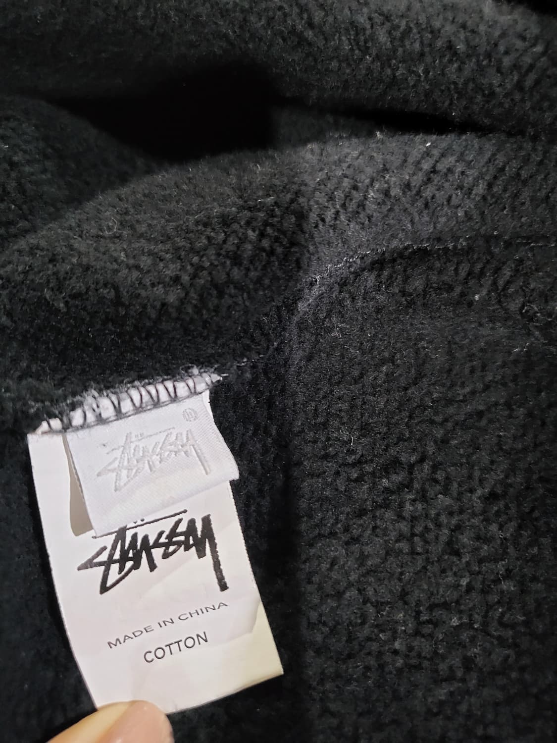 스투시(Stüssy) 블랙 후드티 상품이미지6